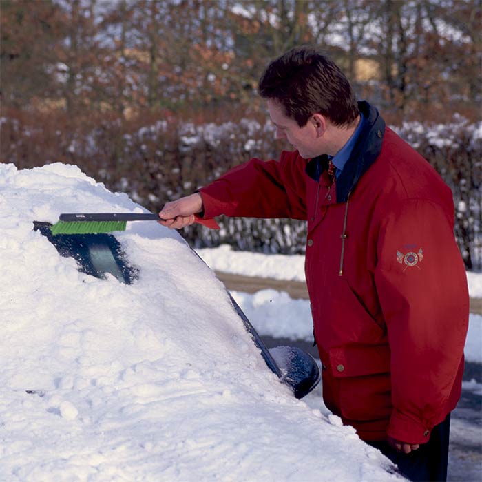 Snekost med skraber 49 cm - effektiv vinterrensning, Vikan