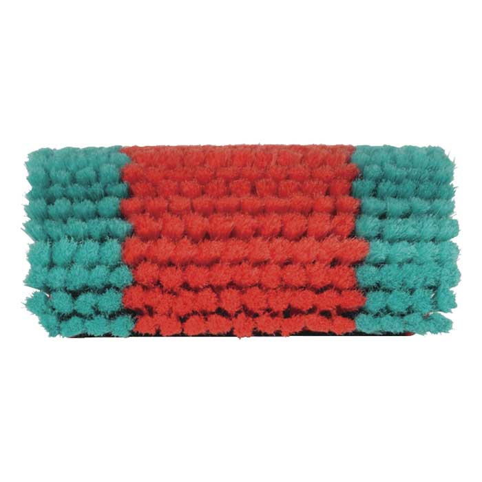 Vaskebørste 28 cm til skaft - skånsom rengøring med gummikant, kompatibel med Vikan skafter - Vikan