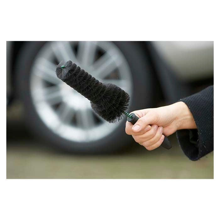 Fælgbørste 32 cm, skånsom specialhår til alu og krom - Vikan