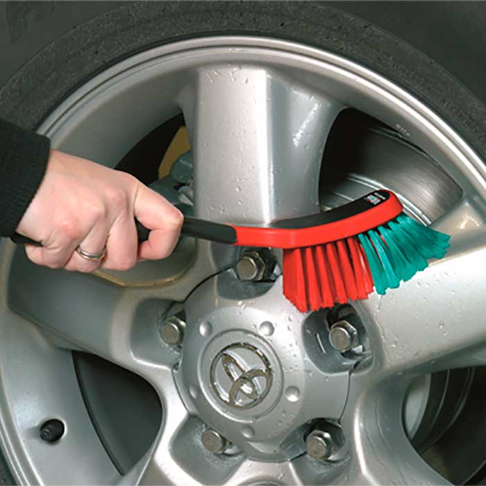 Multibørste 29 cm - skånsom rengøring med gummikant, Vikan