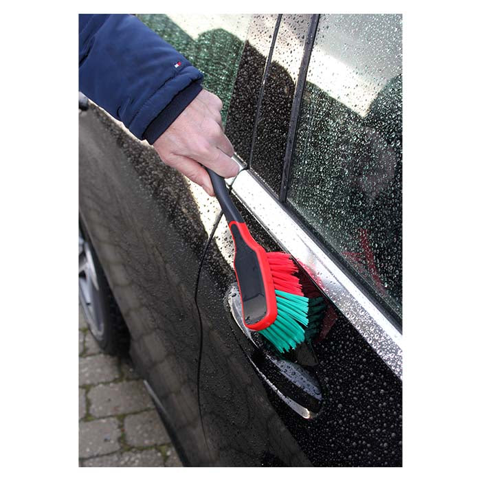 Multibørste 29 cm - skånsom rengøring med gummikant, Vikan