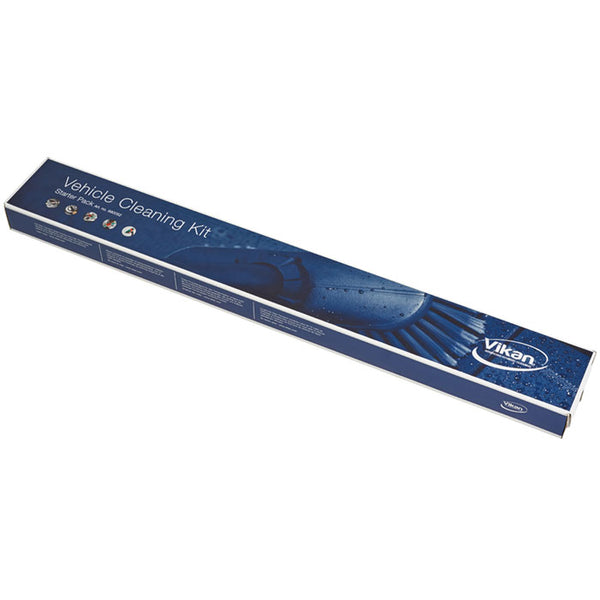 Vaskesæt til bil - autobørste, multibørste, fælgebørste, teleskopskaft med vandgennemløb - Vikan