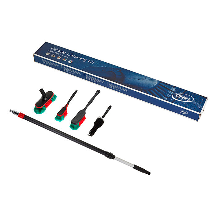 Vaskesæt med on/off vandfunktion og teleskopskaft - Vikan