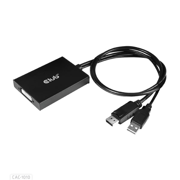 Club 3D CAC-1010 DisplayPort 1.2a til DVI adapterkabel Sort