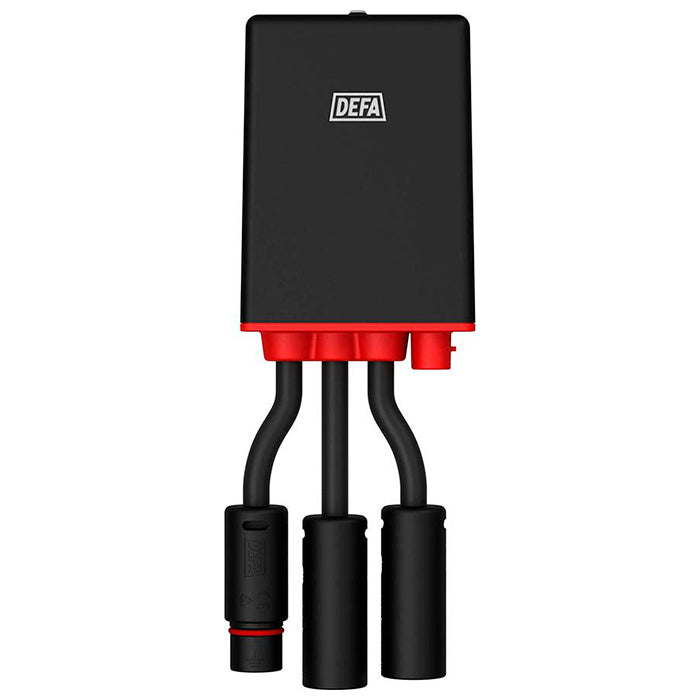 Vedligeholdelseslader 12V 5A med relæ & splitter til bil DEFA