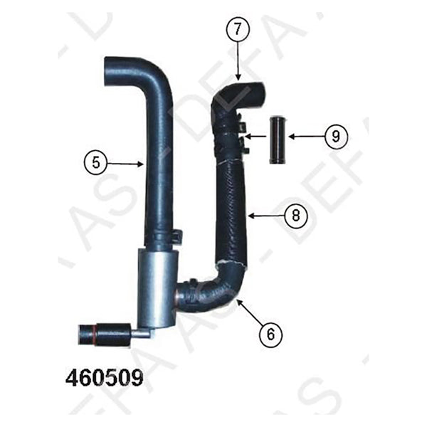 Monteringssæt nr. 509 - komplet monteringskit med skruer og beslag - DEFA
