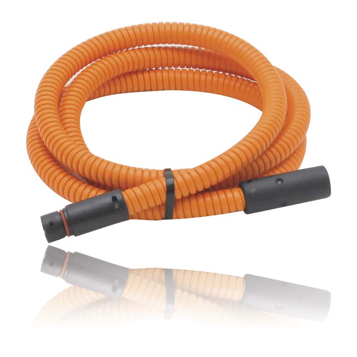 Plugin forlængerledning 1,0m orange