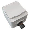 DEFA Plugin udtag 230V Single hvid