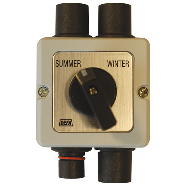 Sommer-/vinterafbryder manuel til motor- og kabinevarmer - Defa