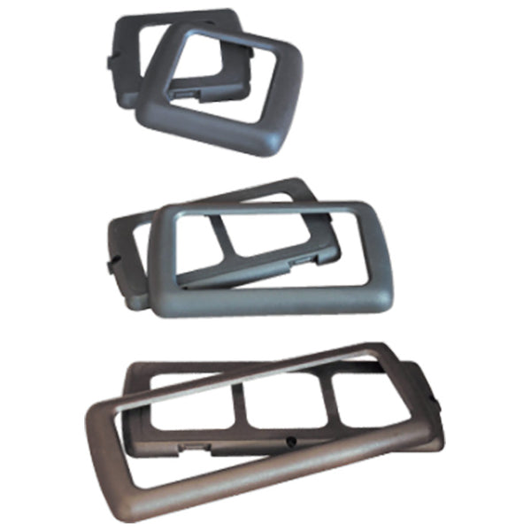 Enkelt ramme til vægudtag hvid