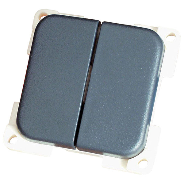 Dobbelt afbryder 12vdc grå