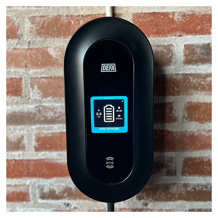 DEFA Power ladestation inkl. vægbeslag, 6 m. kabel 22kw