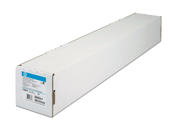 HP Bright White Inkjet Paper Almindeligt papir (84,1 cm x 45,7 m) 1rulle(r) Q1444A