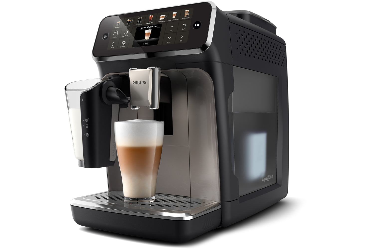 Philips Series 4400 EP4449 Automatisk kaffemaskine Sort/spray malet panthera