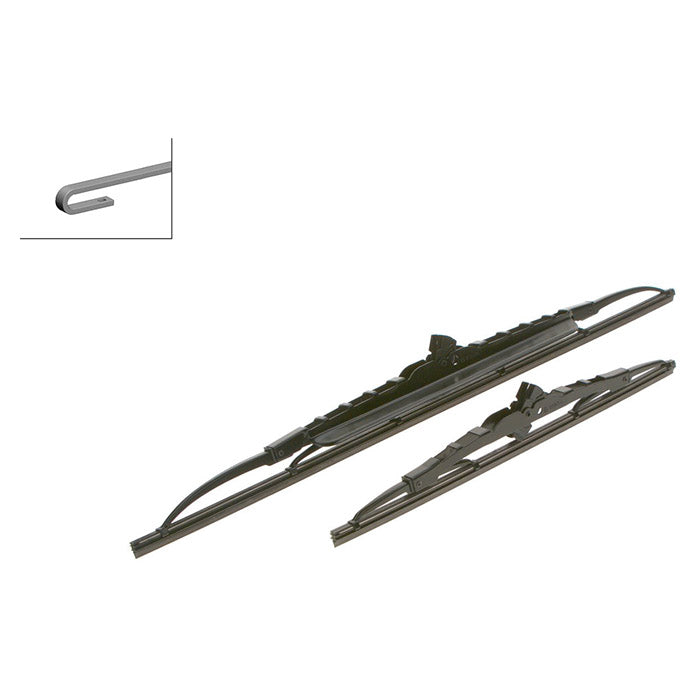 Viskerblade 530/340 mm Twin spoiler sæt til Nissan/Micra/Alto - Bosch