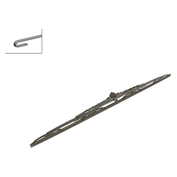 Viskerblad 650 mm Twin Spoiler - til universel krogadapter, vejrbestandig gummi, Bosch