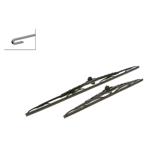 Viskerblade sæt 650/450 mm til krogarm - Bosch