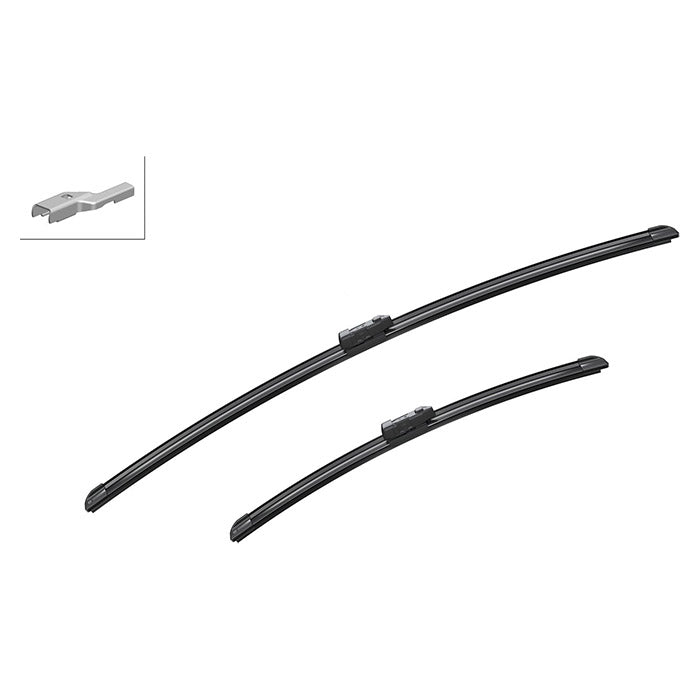 Viskerblade flade Aerotwin A027S 700/450 mm sæt - Bosch