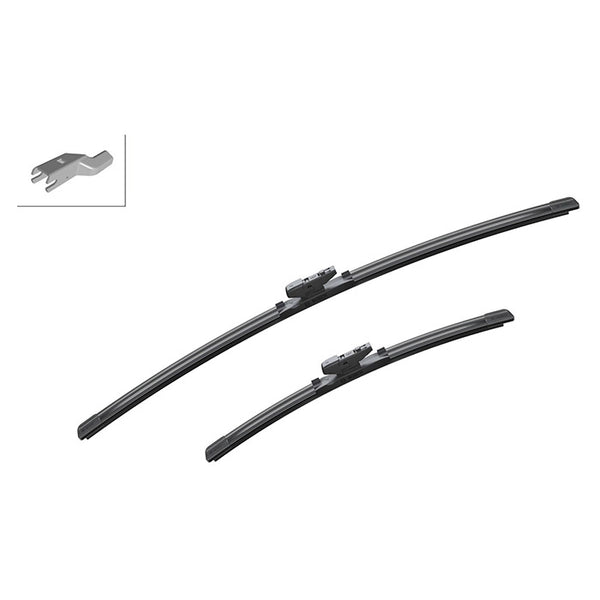 Viskerblade flade Aerotwin A156S 650/400 mm sæt - Bosch
