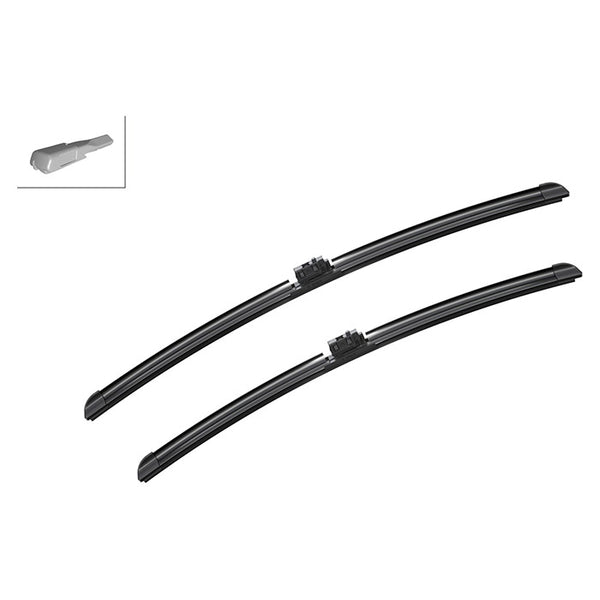 Viskerblade flade Aerotwin A242S 600/550 mm, sæt (2) - Bosch