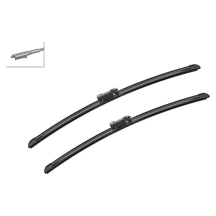 Viskerblade Aerotwin Flatblade A290S 550/530 mm, sæt 2 stk - Bosch