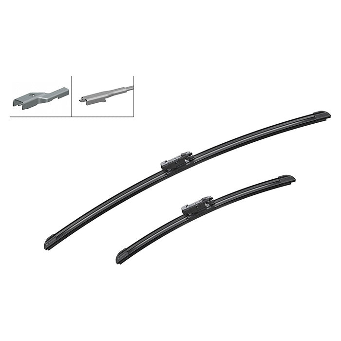 Viskerblade flade Aerotwin A292S 600+380 mm MA2.2 til Fiat/Chrysler/Nissan - Bosch