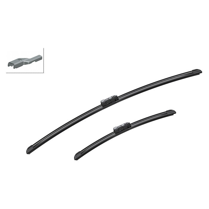 Viskerblade flade Aerotwin A432S 650/380 mm sæt til Fiat 500L & Ford Fiesta - Bosch