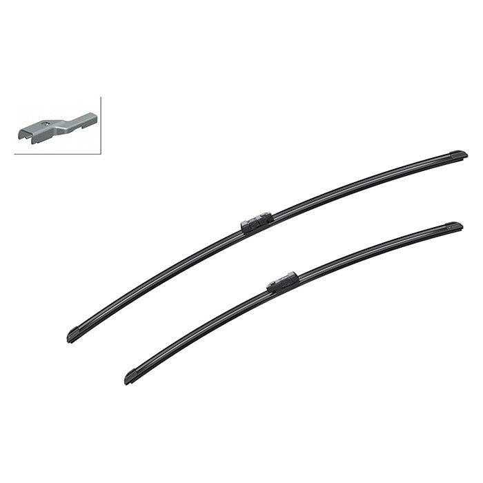Viskerblade fladt Aerotwin A501S 800/680 mm sæt - Bosch