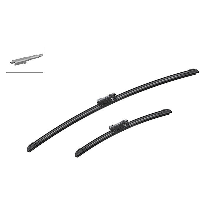 Viskerblade flade sæt 600/340 mm A519S til Nissan Juke (F15) 06.2010- - Bosch