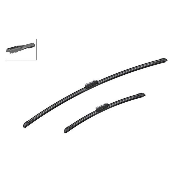 Viskerblade flade Aerotwin A557S 700/400 mm sæt - Bosch