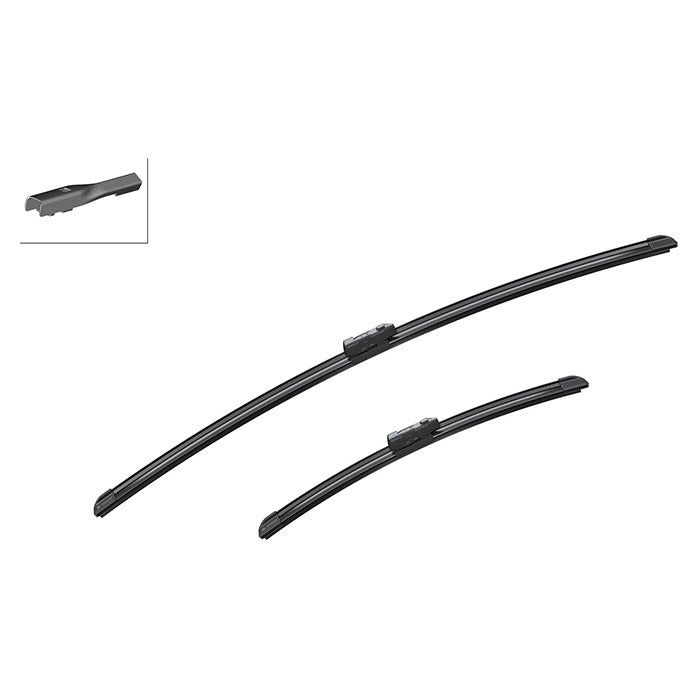 Viskerblade flade Aerotwin A557S 700/400 mm sæt - Bosch