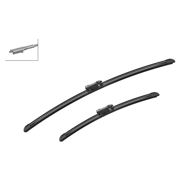 Viskerblade flade Aerotwin A579S 600/400 mm sæt - Bosch