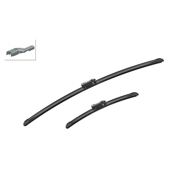 Viskerblade flade Aerotwin A583S 650/340 mm sæt - Bosch