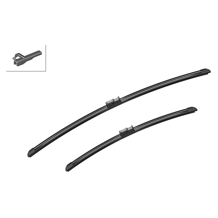 Viskerblade flade Aerotwin A951S 650/475 mm sæt - Bosch