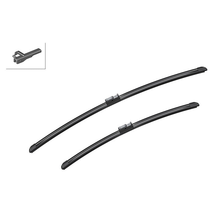 Viskerblade flatblade sæt A953S 650/500 mm til BMW/Volvo - Bosch