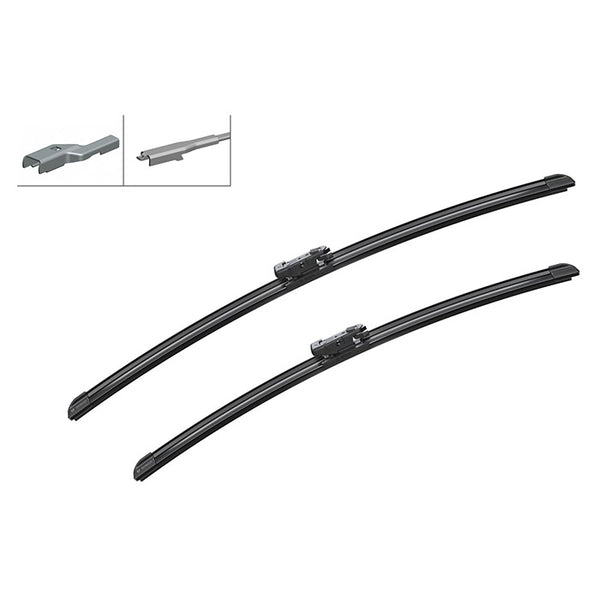 Viskerblade flatblade 600/530 mm sæt - Bosch Aerotwin A966S, Bosch