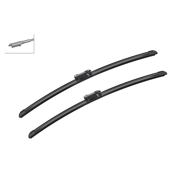 Viskerblade flade Aerotwin 550 mm sæt (2 stk) - Bosch