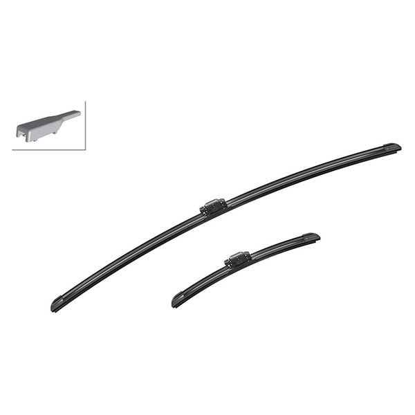 Viskerblade flade Aerotwin A981S 700/300 mm til Renault Clio V (2019-) - Bosch