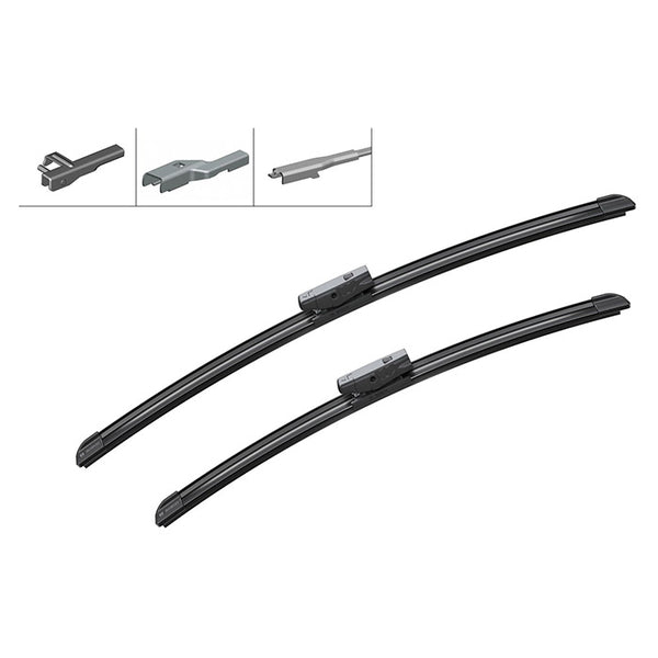 Viskerblade flade 530/450 mm AM460S MA2.1 til Mazda/Seat/VW - Bosch