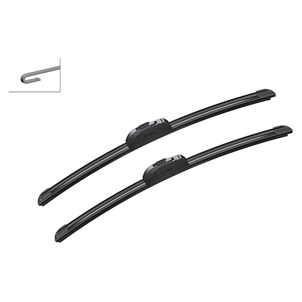 Viskerblade 450 mm fladt sæt - AeroTwin Retro fit AR450S, Bosch