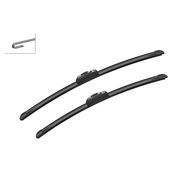 Viskerblade flade 550/500 mm til krogarme - AeroTwin Retro fit AR551S Bosch