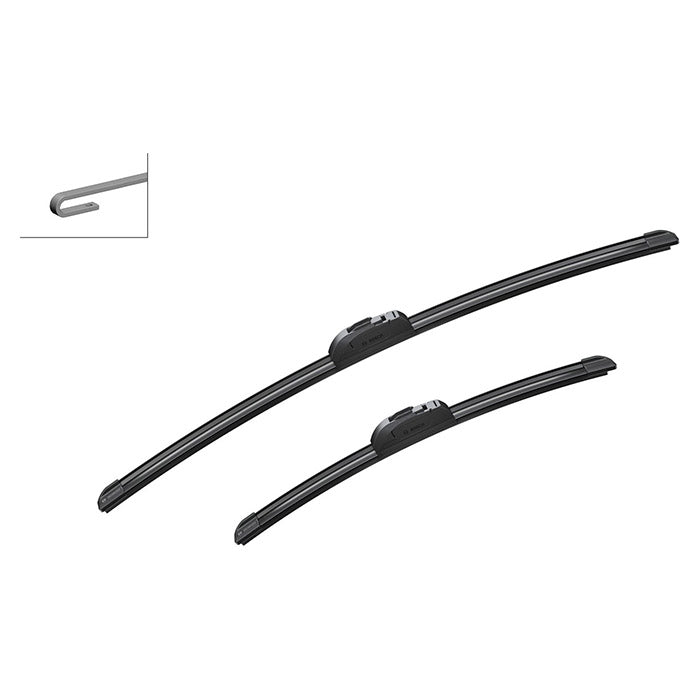 Viskerblade AeroTwin Retro fit AR601S - fladt sæt 600/400 mm, Power Protection Plus - Bosch