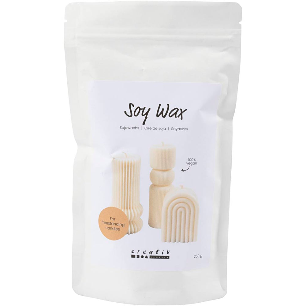 Soyavoks, Til fritstående lys, creme, 250 g/ 1 pk.