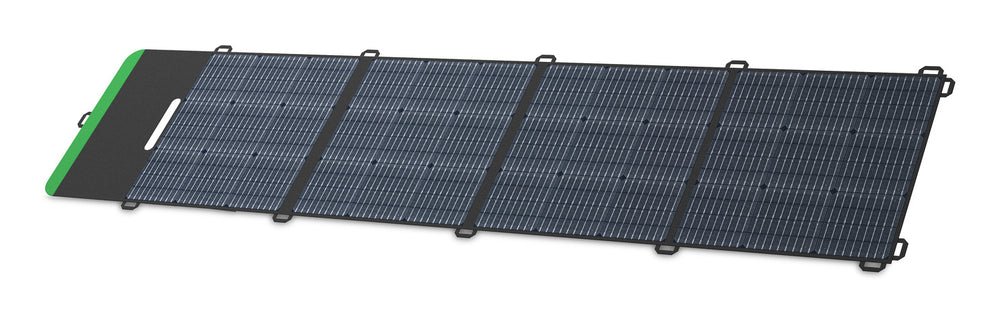 Schneider OffGrid tragbares Solarpanel 200 Watt (zusammenklappbar, mit Tragetasche)