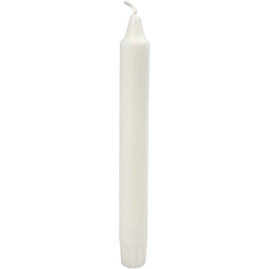 Kronelys, H: 20 cm, diam. 23 mm, hvid, 30 stk./ 1 pk.