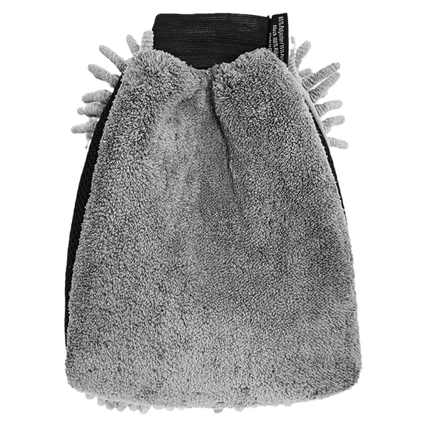 Mikrofiber vaskehandske 2-sidet til bil og motorcykel 26x19 cm, ridsefri vask - avant