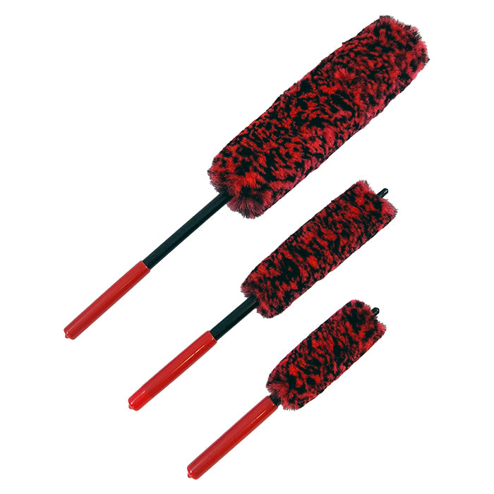 Fælgbørstesæt mikrofiber 3 stk (45/30/20 cm) - avant