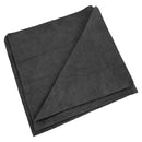 Mikrofiberklud, 40x40cm, 330gsm, 10 stk Sort