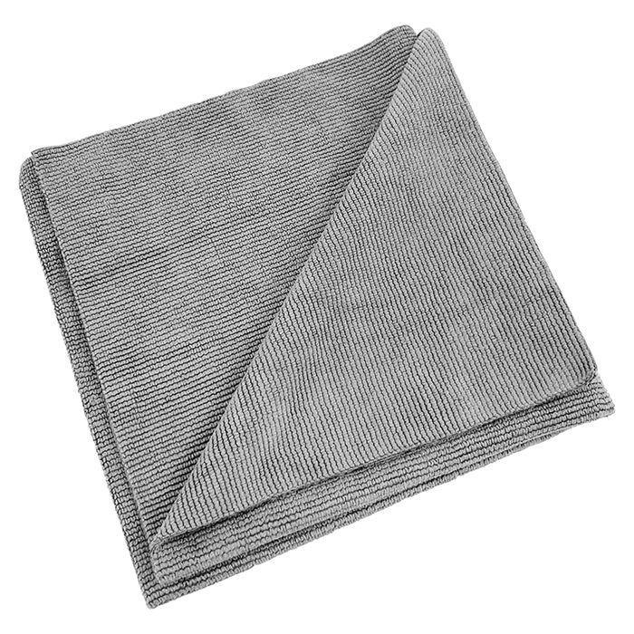 Mikrofiberklud, 40x40cm, 330gsm, 10 stk Grå