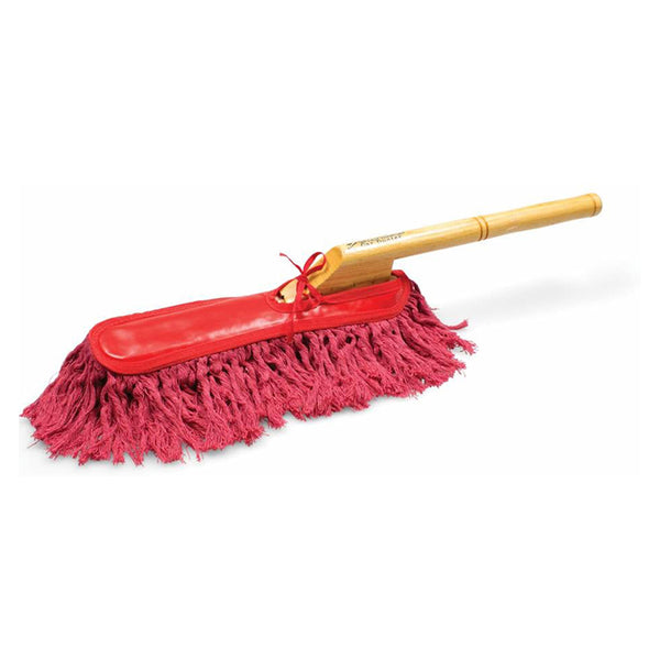 Støvkost til bil - magnetisk træhåndtag, ridser ikke, til udstillingsbiler - dewitte